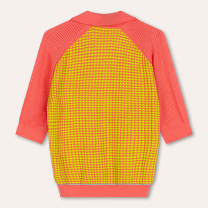 Korrie S/S Knitted Top in Pink