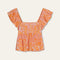 OILILY Balua Sleeveless Top in Orange Crush