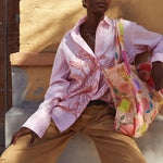 OILILY Betula Long Sleeve Blouse in Prism Pink