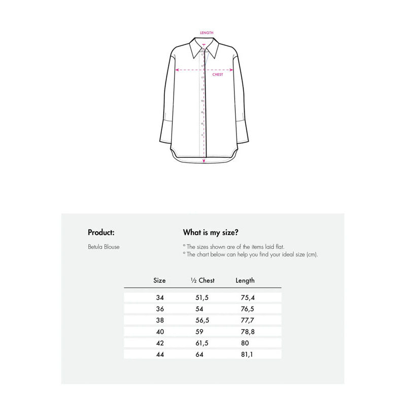 OILILY Betula Long Sleeve Blouse in Prism Pink