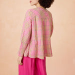 OILILY Bahlia Long Sleeve Blouse in Raspberry Sorbet