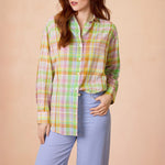 OILILY Balla Long Sleeve Blouse in Buckthorn Brown