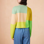 OILILY Vosmic Long Sleeve Cardigan in Meadow