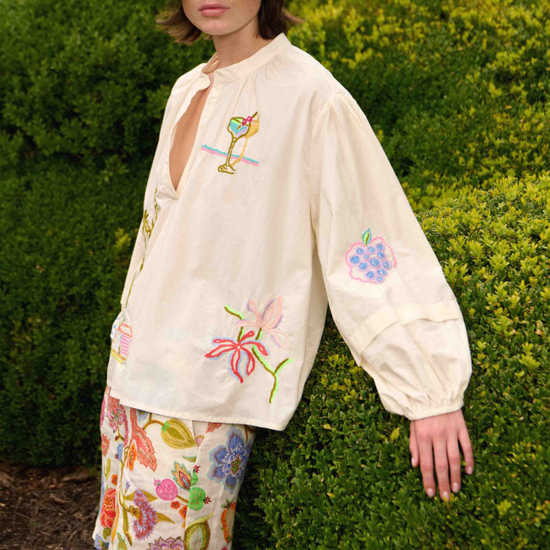 OILILY Peppy Shorts in Turtle Dove