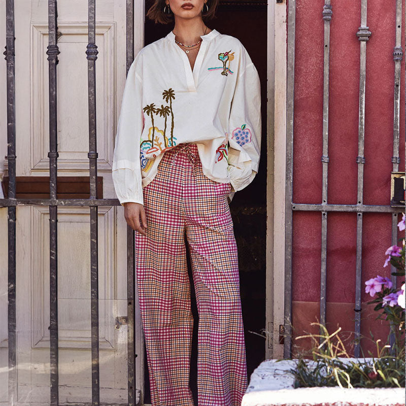 OILILY Please Pants in Raspberry Sorbet