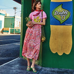 OILILY Summers Maxi Skirt in Lavender Mist
