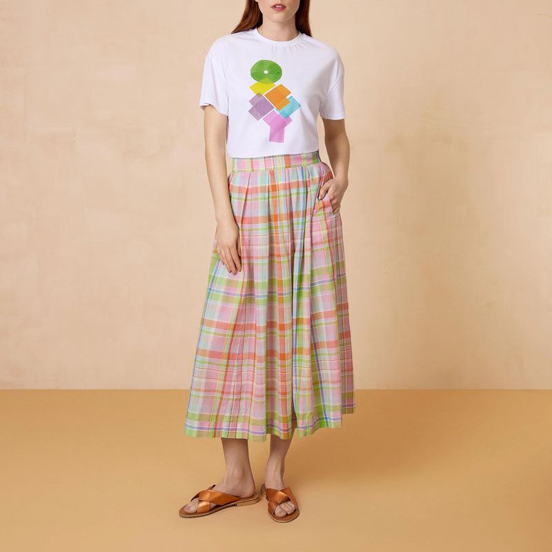 OILILY Summers Skirt in Prism Pink