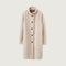 ROSSO35 Alpaca Wool Coat in Beige
