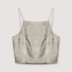 THE NEW SOCIETY Saffron Top in Gold