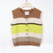 SAMDI Karlie Stripe Knitted Waistcoat in Multi Stripe