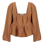 The Bess Top in Toffee