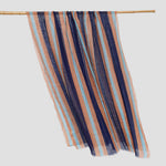 LOVAT&GREEN Seawind Linen Scarf in Navy