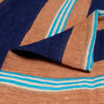 LOVAT&GREEN Seawind Linen Scarf in Navy