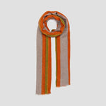 LOVAT&GREEN Seawind Linen Scarf in Orange