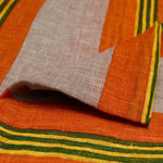 LOVAT&GREEN Seawind Linen Scarf in Orange