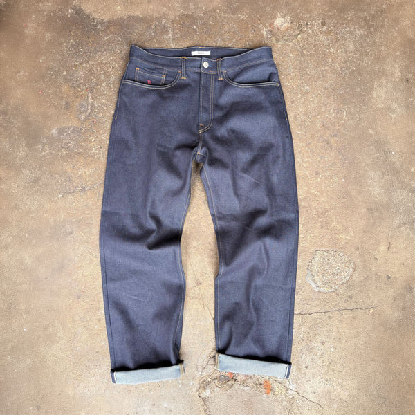 WALTER Selvedge Relaxed Jeans in Raw Indigo