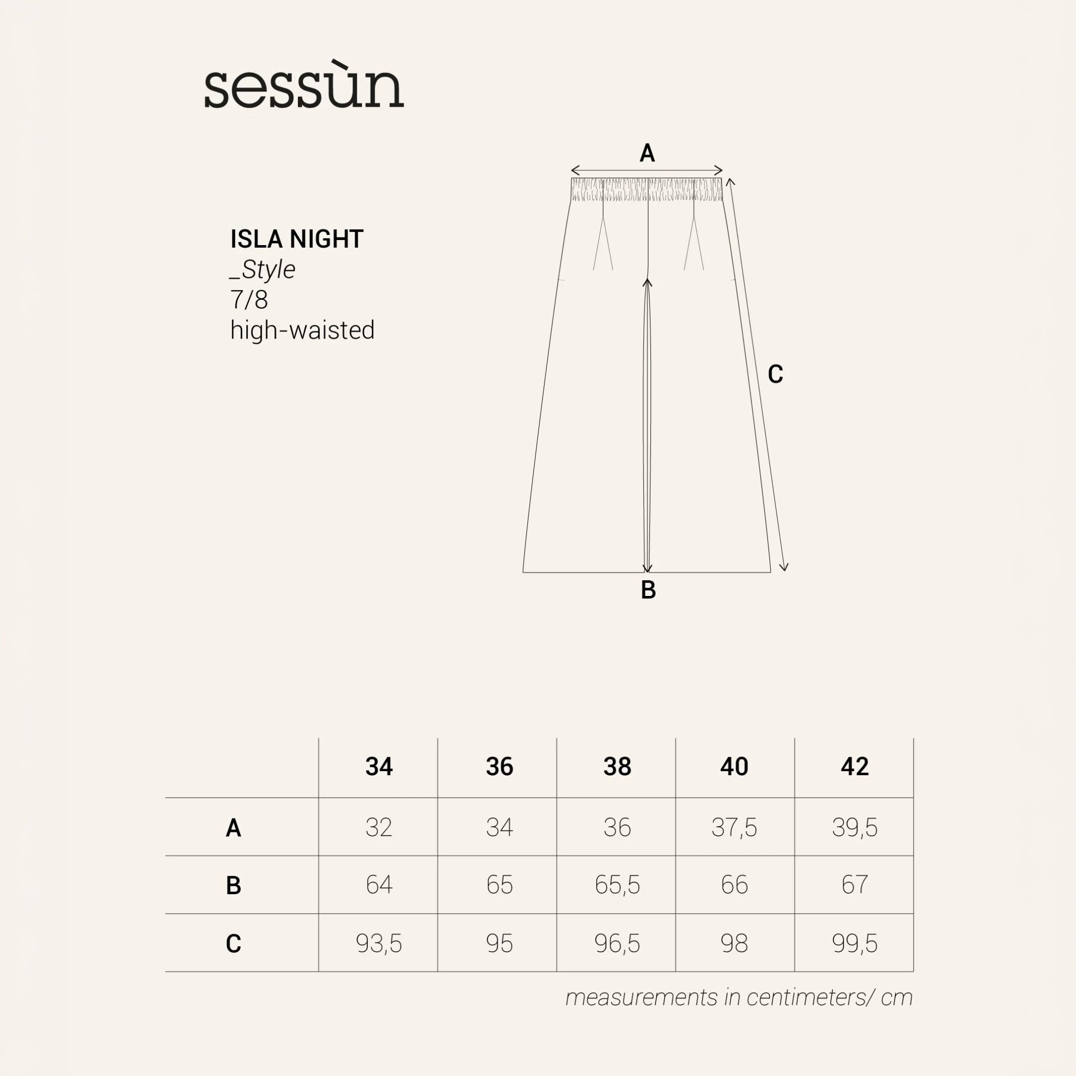 SESSUN Isla Night Pants in Obscura