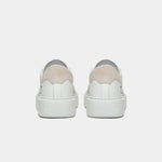 Sfera Stripe Sneakers in White/Beige