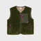 BILLYBELT Women’s Sleeveless Sherpa Zip Jacket in Khaki