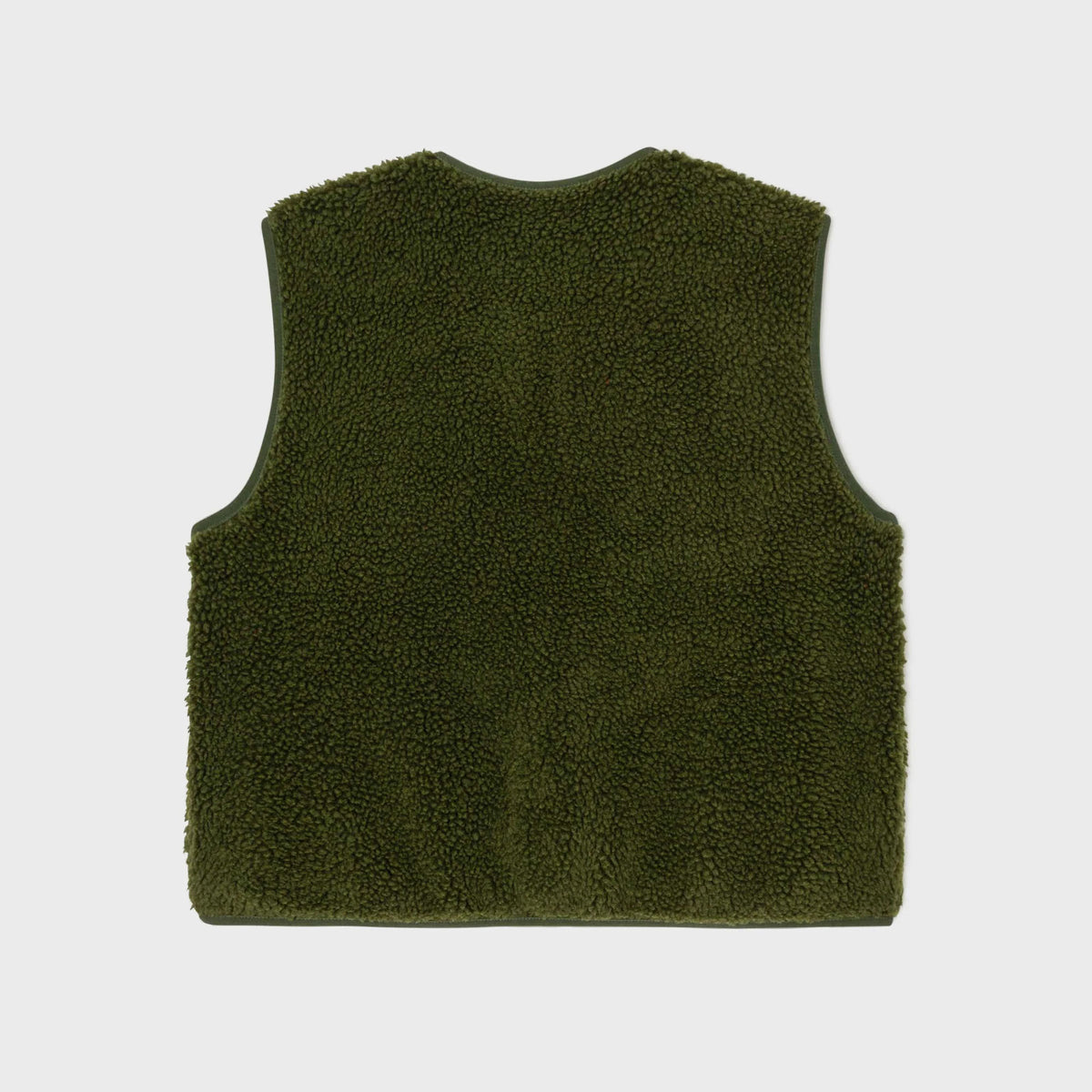 BILLYBELT Women’s Sleeveless Sherpa Zip Jacket in Khaki
