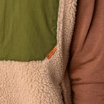 BILLYBELT Sleeveless Sherpa Gilet Jacket in Natural
