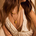 TALIS CHAINS Orlando Long Necklace in Gold