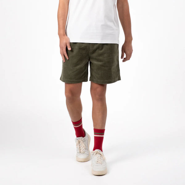 BILLYBELT Velvet Beach Horizon Shorts in Khaki