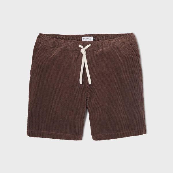 BILLYBELT Velvet Shorts in Brown