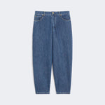 S MAX MARA SMMAsia Cotton Denim Candle-leg Jeans in Midnight Blue