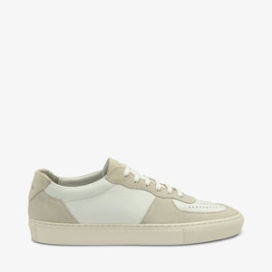 Rush Suede Sneakers in White/Sand