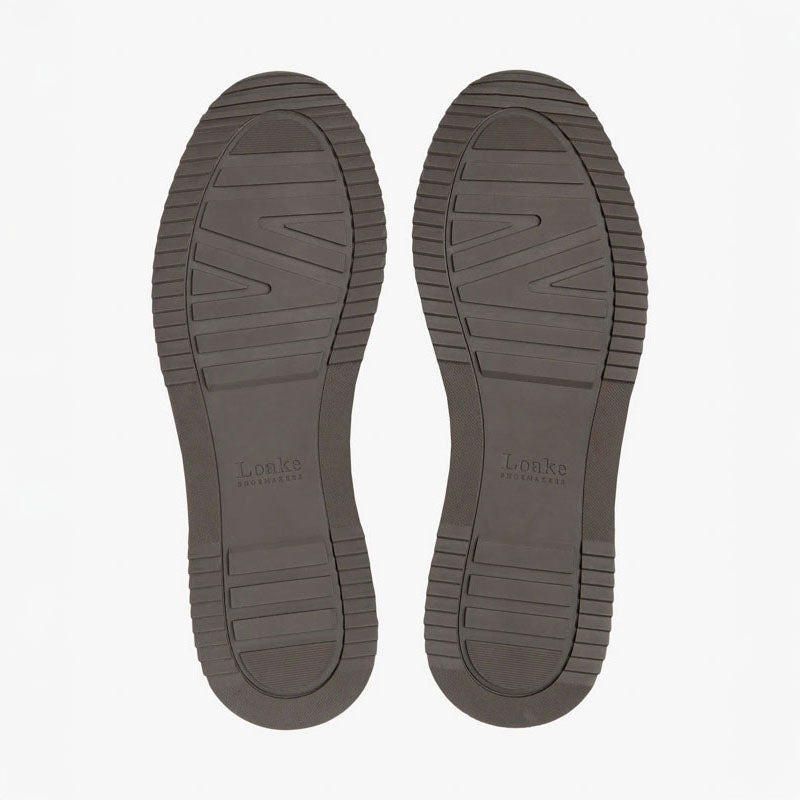 LOAKE Bannister Trainers in Anthracite Suede