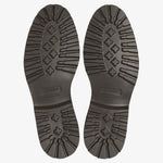 LOAKE Aquarius Suede Derby Toe Cap Boots in Dark Brown