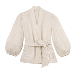 FAUNE Soller Jacket in Oyster/Gold