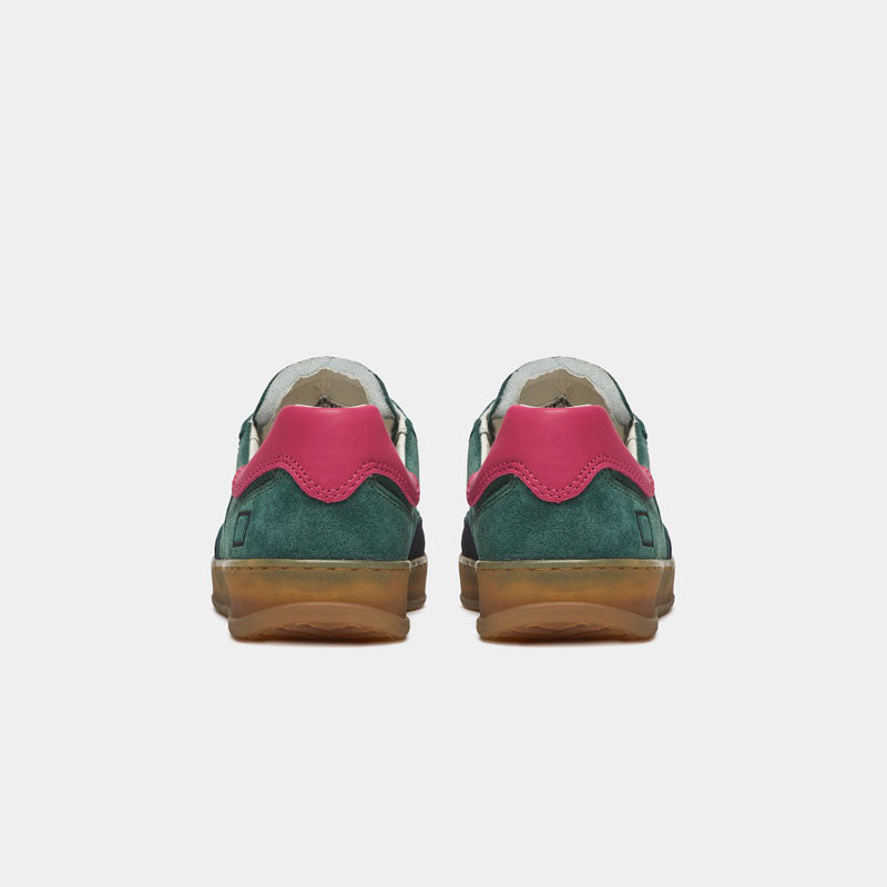 D.A.T.E Sporty Low Coloured Sneakers in Green