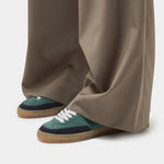 D.A.T.E Sporty Low Coloured Sneakers in Green