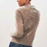 JUMPER1234 Brushed Turtle Neck Knit in Moose