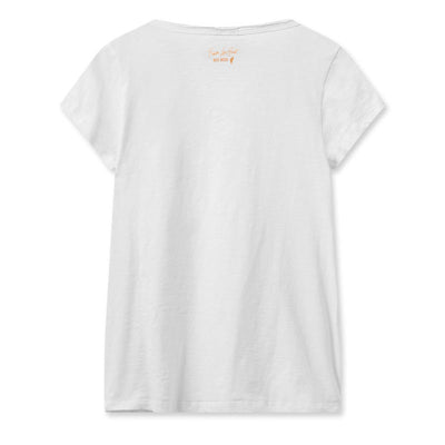 MOS MOSH MMTulli V-SS Basic Tee in White