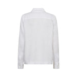 MOS MOSH MMEnna Linen Pocket Blouse in White