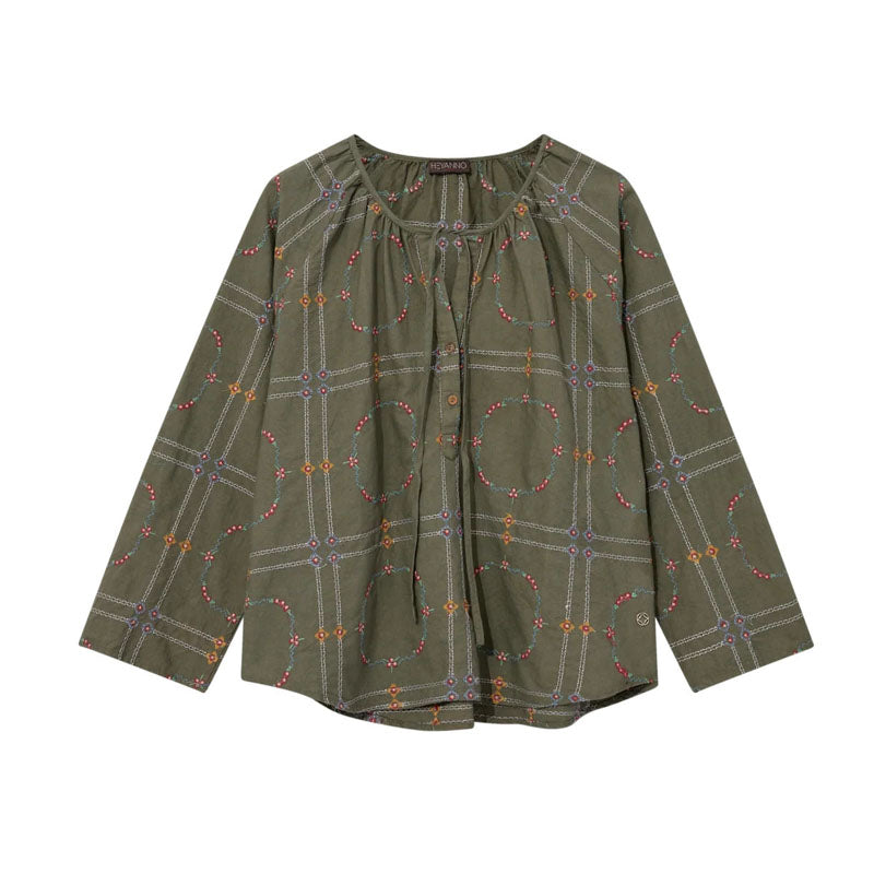 HEYANNO MMHShare Sensi Blouse in Four Leaf Clover