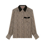 HEYANNO MMHPetite Flower Shirt in Black