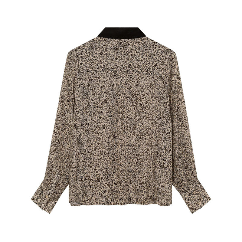 HEYANNO MMHPetite Flower Shirt in Black