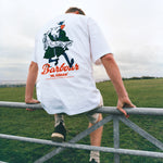 BARBOUR Regence OS Fit Graphic T-Shirt in White