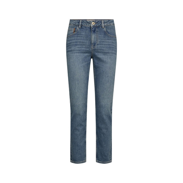 MOS MOSH MMAsya Jentra Slim-Fit Jeans in Mid Blue