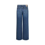 MOS MOSH MMDara Verneza Wide Leg Jeans in Dark Blue