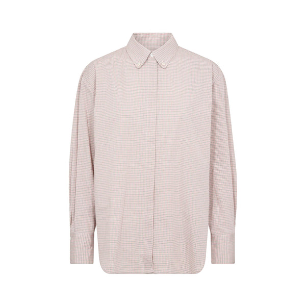 MOS MOSH MMBritze Check Shirt in Dusty Rose