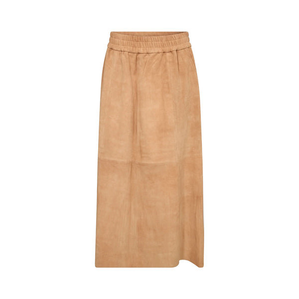 MOS MOSH MMDeena Suede Skirt in Tan