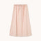 THE TINY BIG SISTER Thin Stripes Bow Skirt in Off White