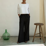 BEAUMONT ORGANIC Daisy-Fay Cotton Lace Top in White