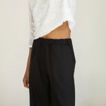BEAUMONT ORGANIC Daisy-Fay Cotton Lace Top in White