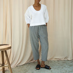 BEAUMONT ORGANIC Renee Poplin Top in White